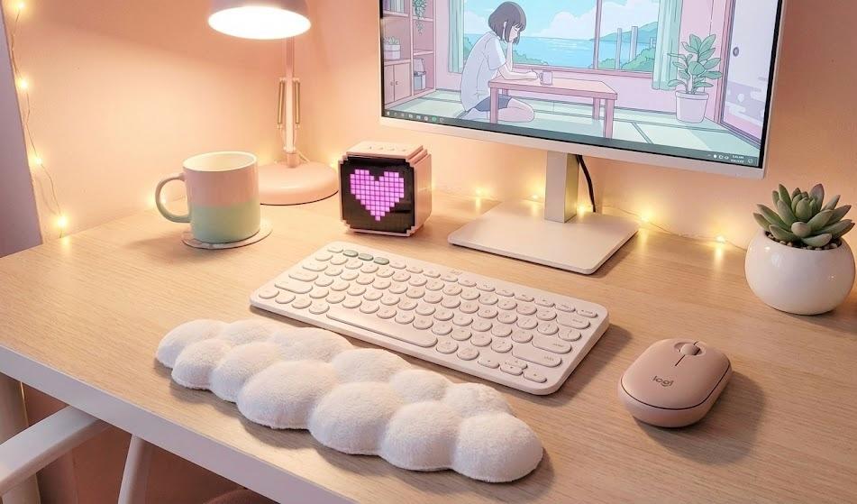 Schluss mit "Gamer-Höhle": So baust du dir das perfekte Aesthetic "Cozy Desk" Setup 🌸 (unter 100€!)